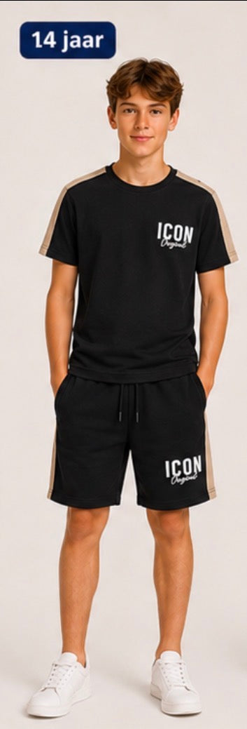 Icon sweat set black