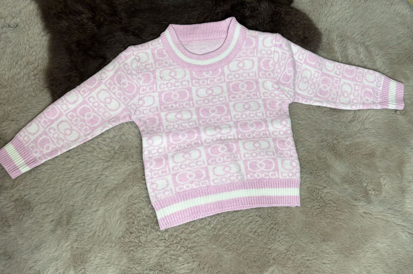 cocci knitted sweater lila