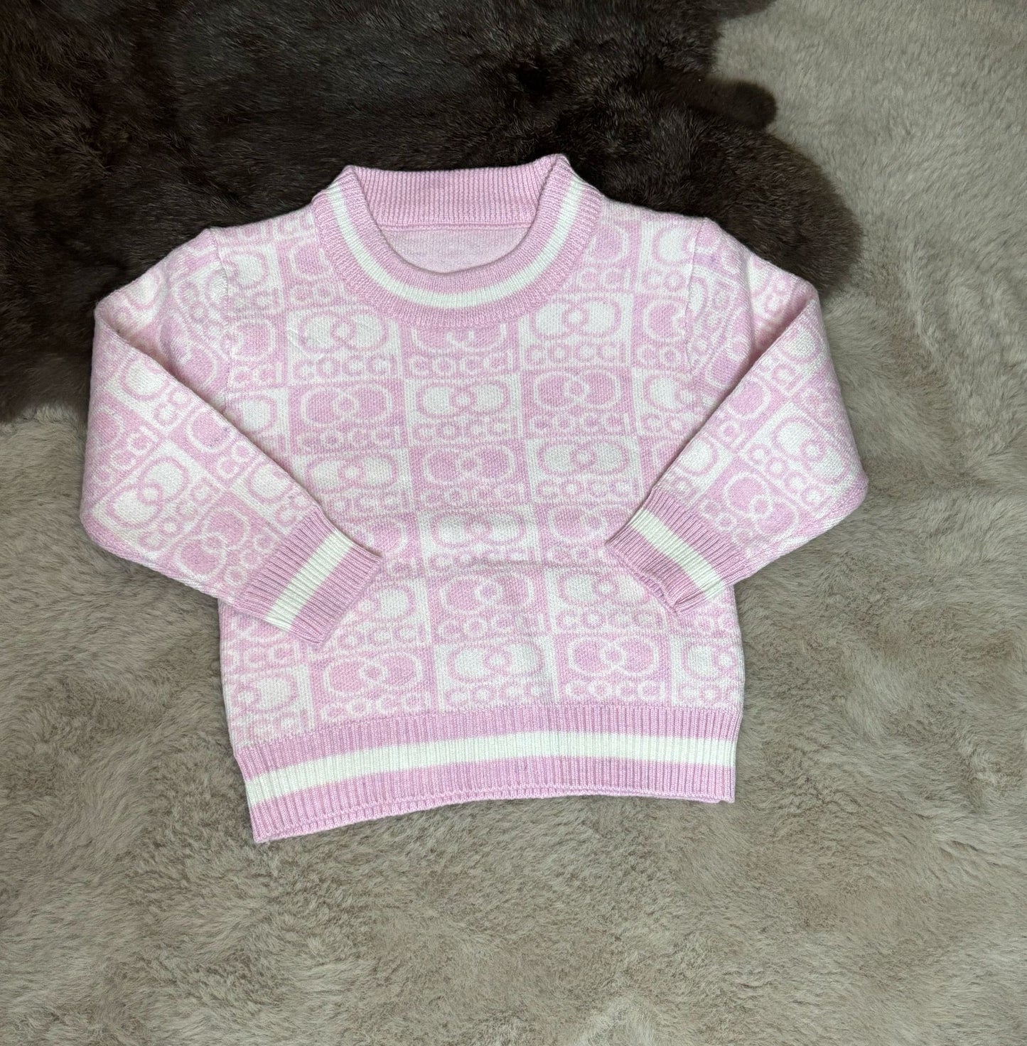 cocci knitted sweater lila