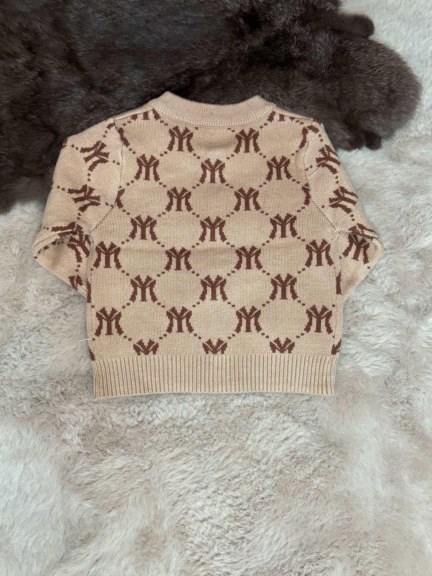NY knitted blouse brown