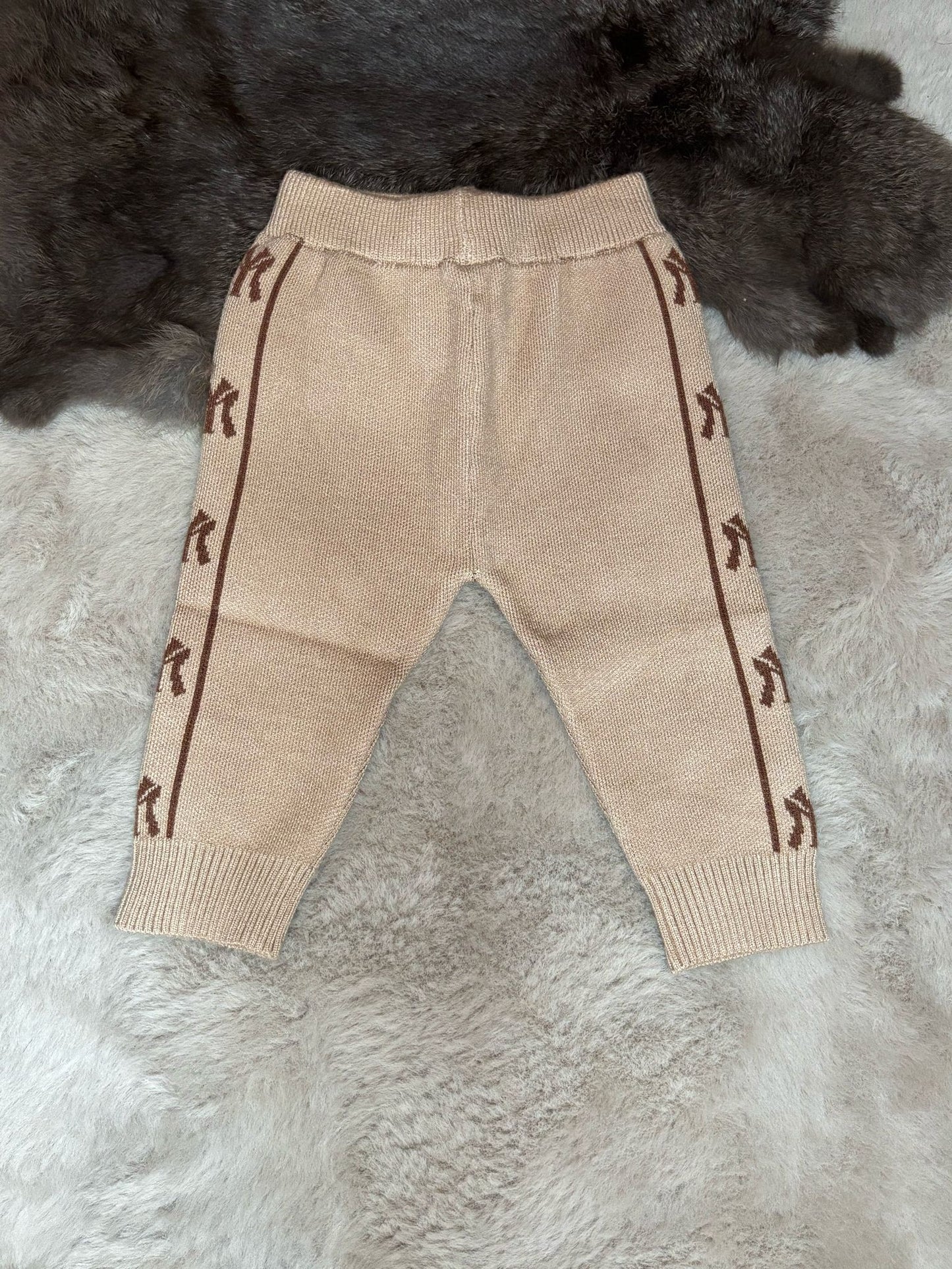NY knitted pants brown