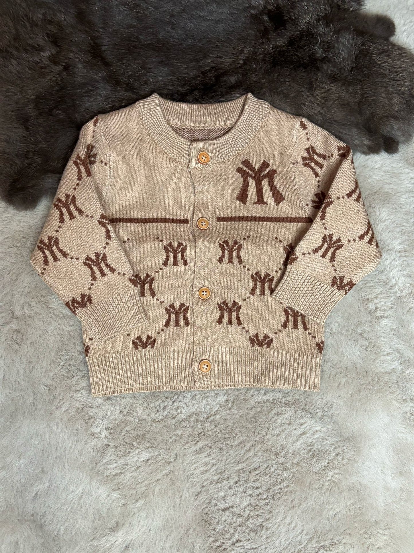 NY knitted blouse brown