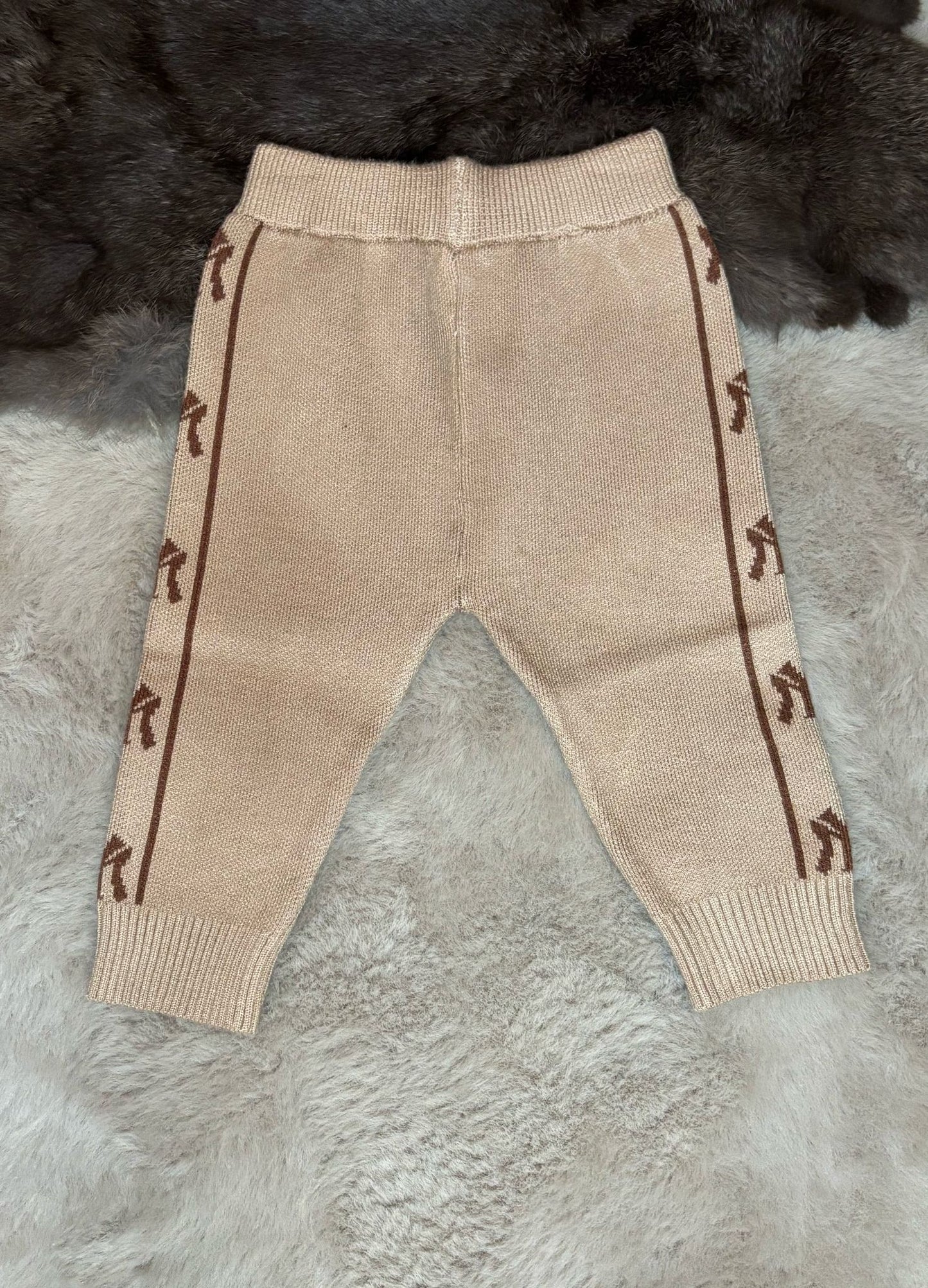 NY knitted pants brown