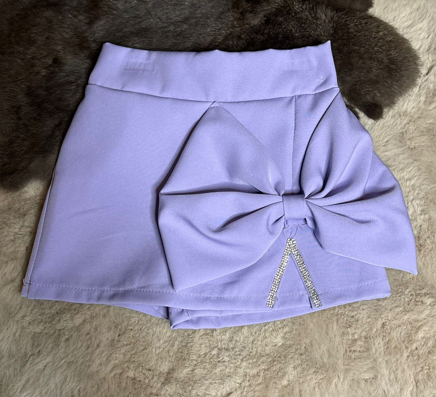 bow pants purple