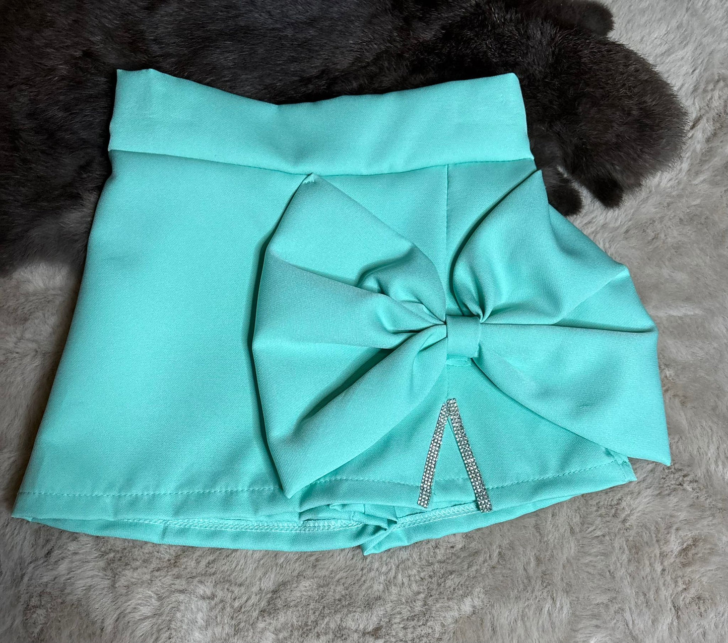 Bow pants turqouise