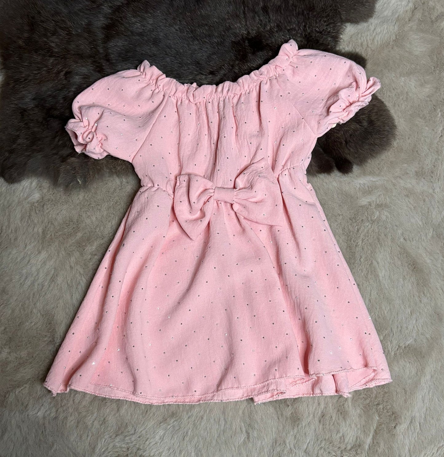 Glitter dress pink