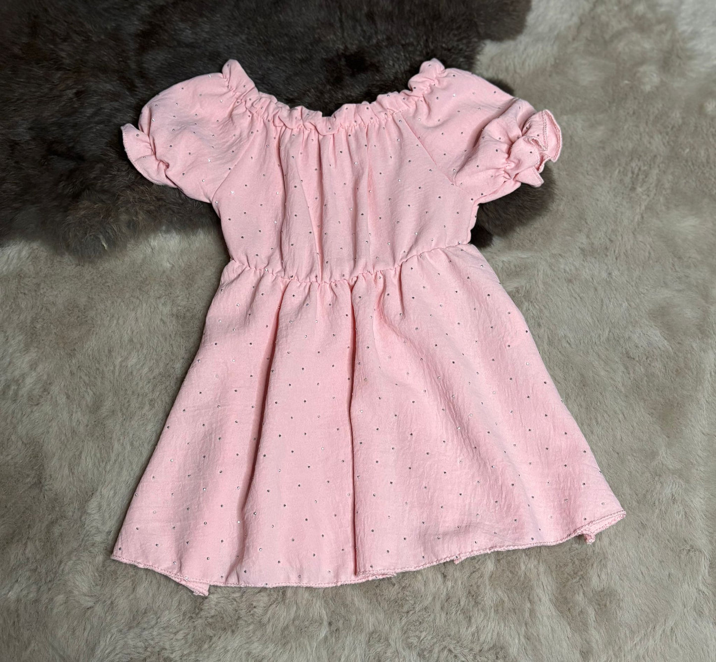 Glitter dress pink