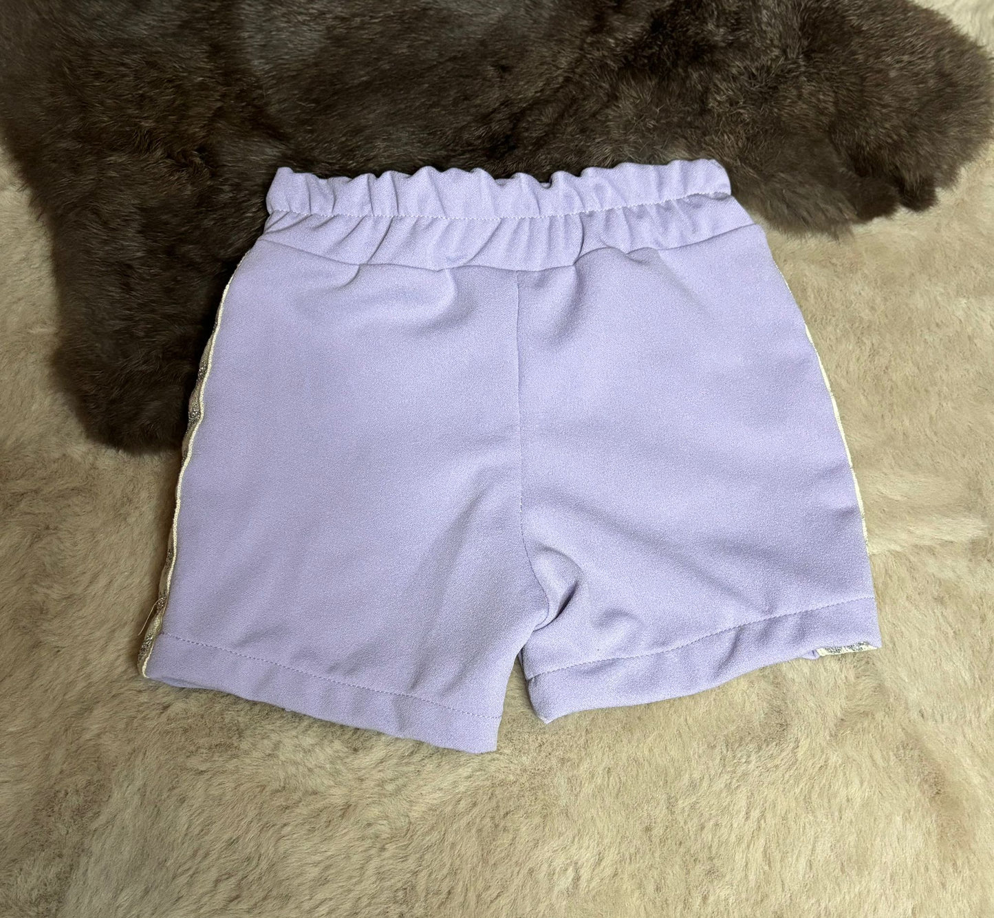 Heart short purple