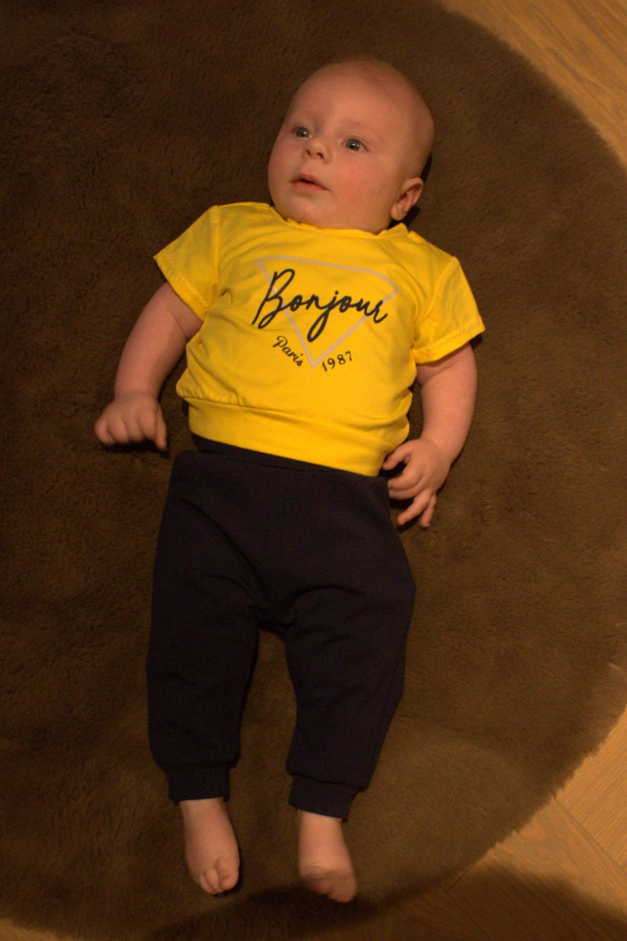 Bonjour set yellow