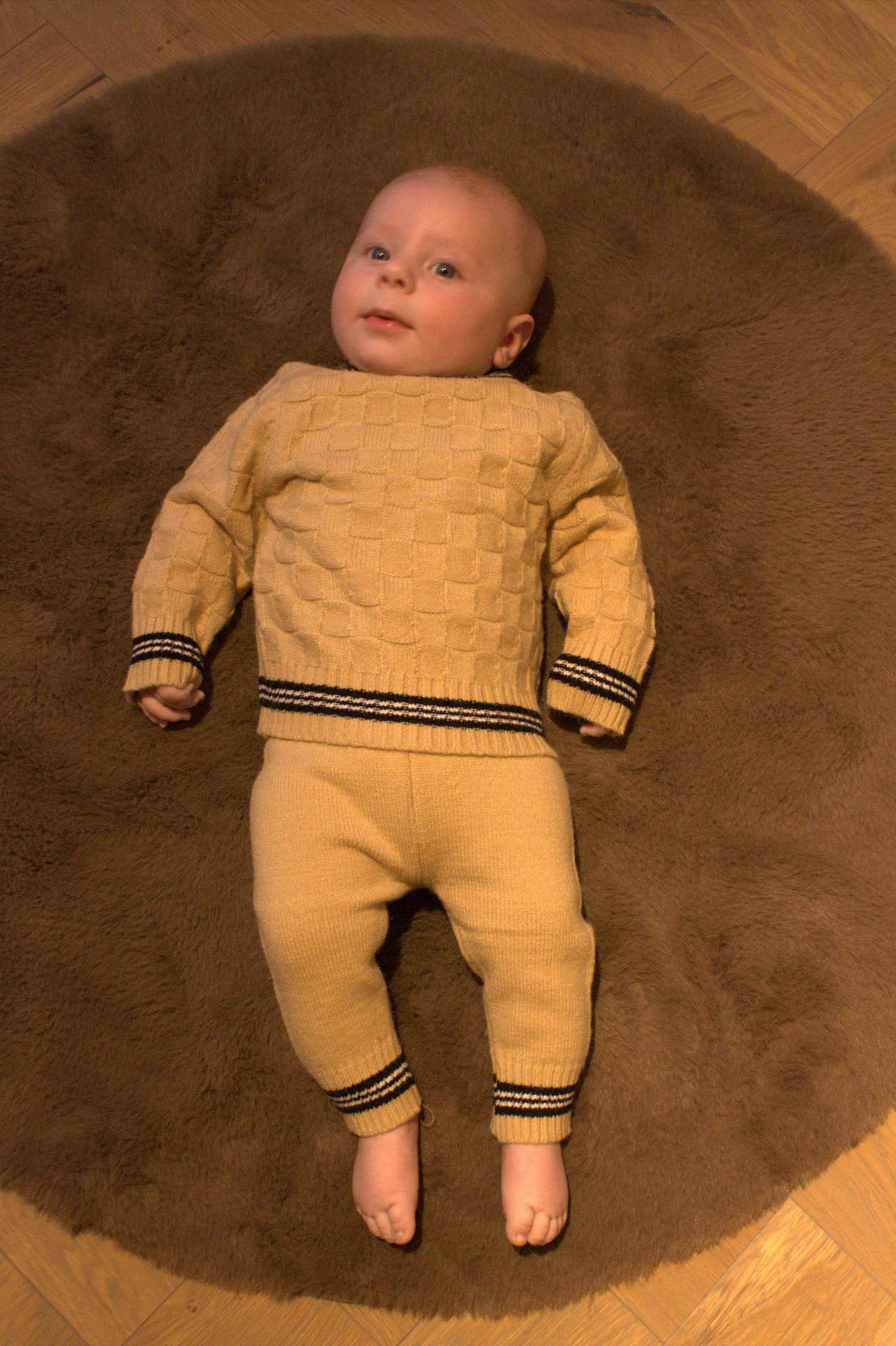 knitted sweater beige