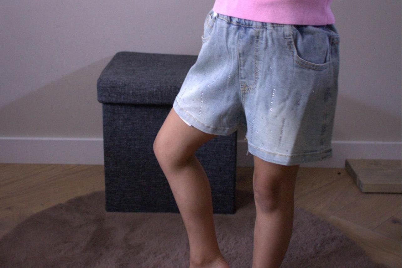Glitter short jeans