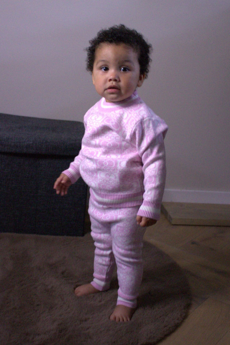 cocci knitted pants lila