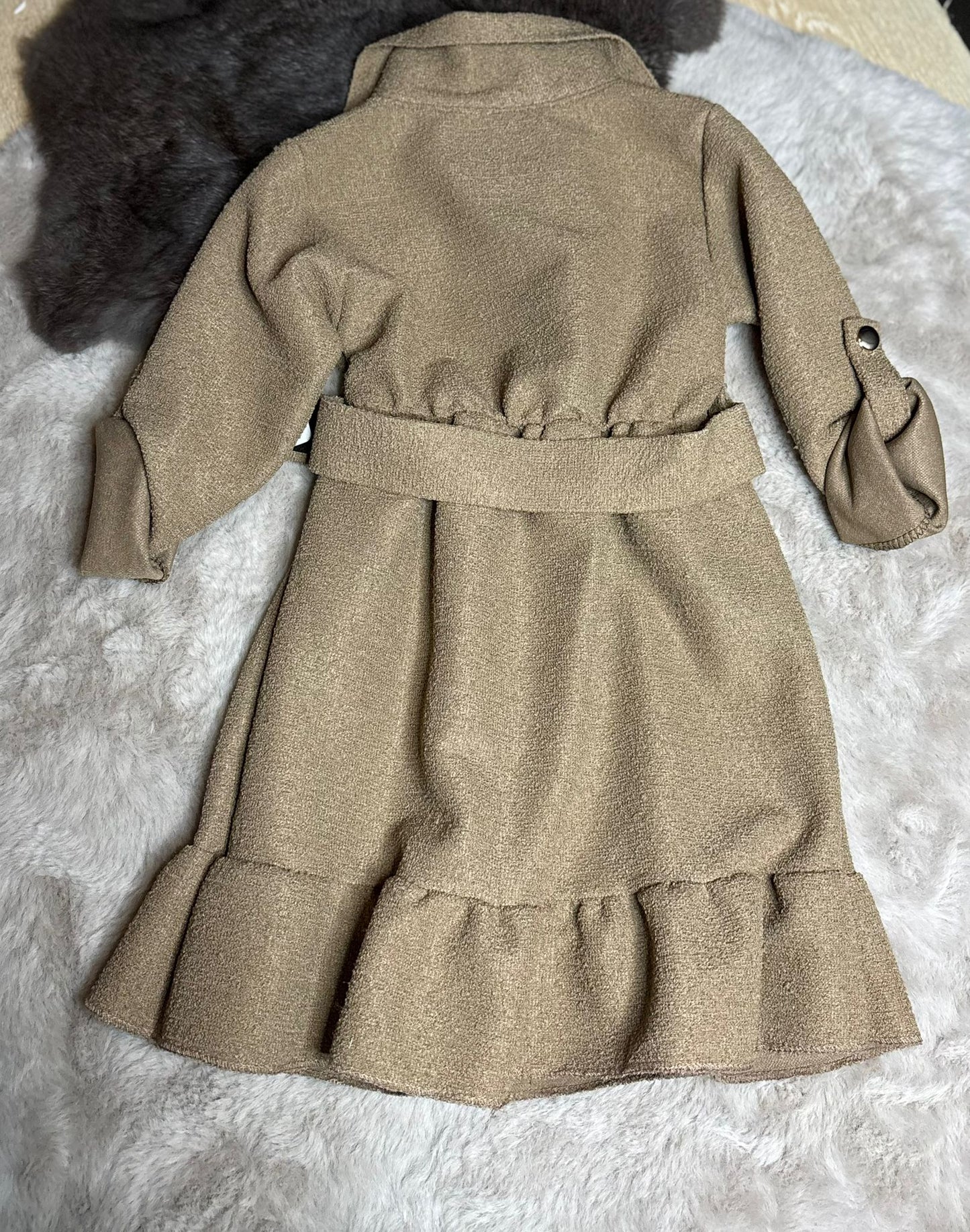 Tess dress brown