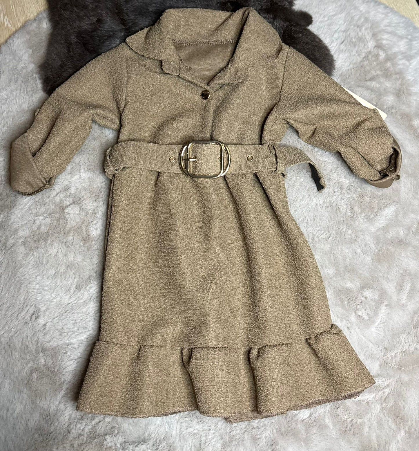 Tess dress brown