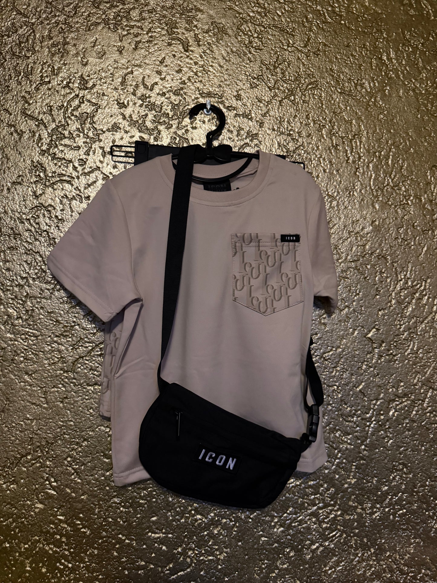 Icon bag set beige