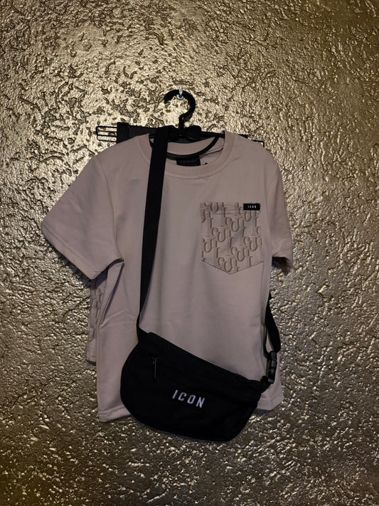Icon bag set beige