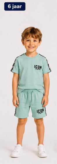 Icon sweat set turqouise