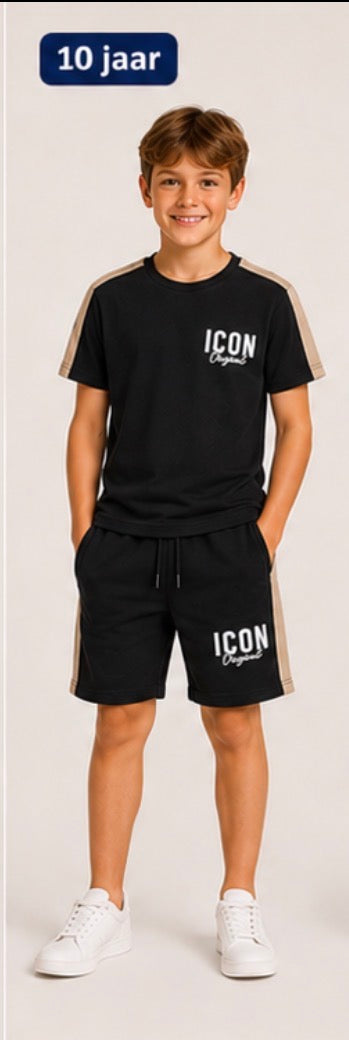 Icon sweat set black