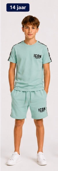 Icon sweat set turqouise