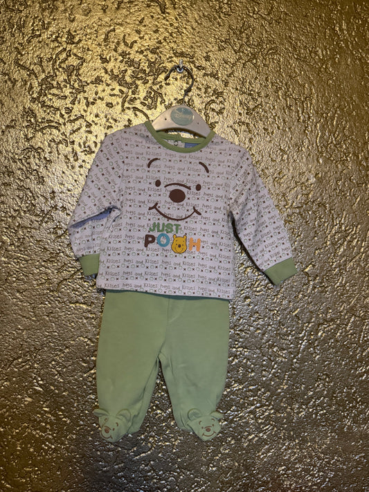 Winnie the pooh pyama green