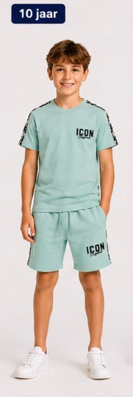 Icon sweat set turqouise