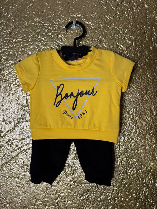 Bonjour set yellow
