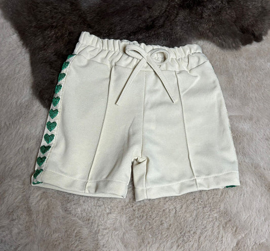 Heart short beige
