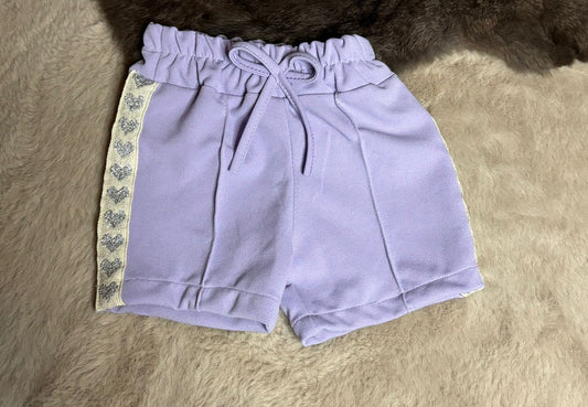 Heart short purple