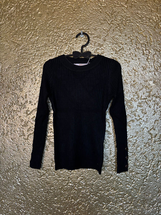 ribbed sweater black