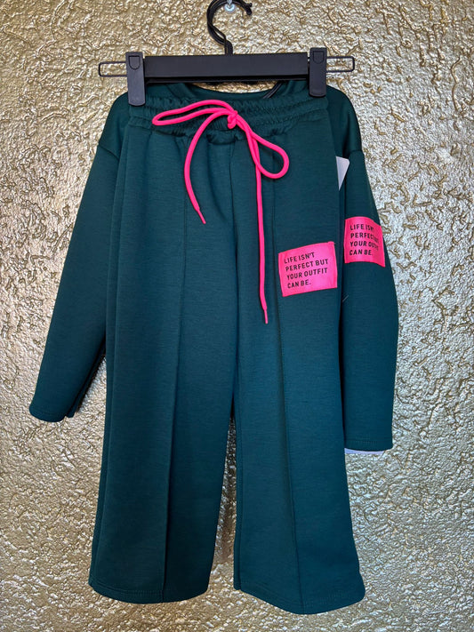 trendy comfy set green